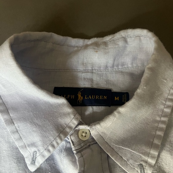 Ralph Lauren ombré linen shirt. Size M - Picture 3 of 3